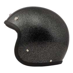DMD Helm Vintage Glitter Schwarz