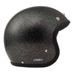 DMD Helm Vintage Glitter Schwarz