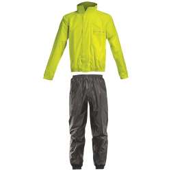 Acerbis Regen Set Rain Suit Logo Gelb Fluo-Schwarz