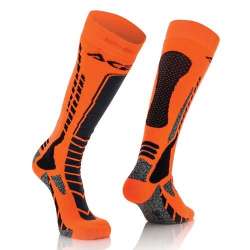 Acerbis Chaussettes Mx-Pro Noir-Neon Orange