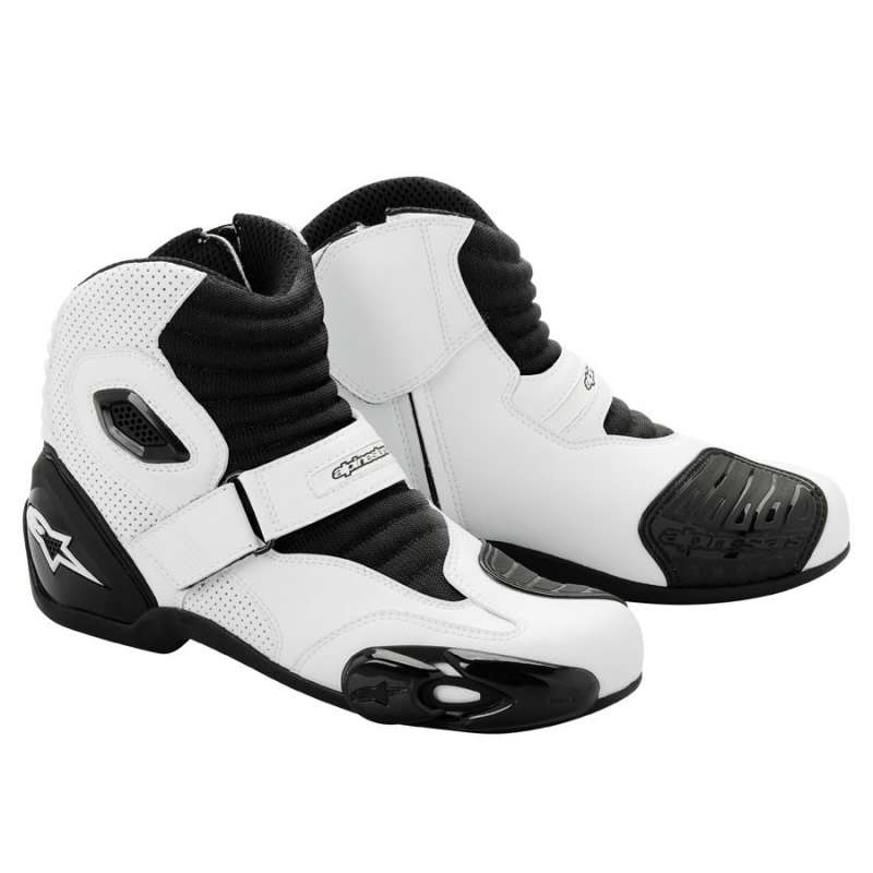 Chaussures Alpinestars S-MX 1 - Blanc/Noir