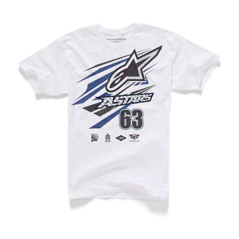 T-Shirt Alpinestars SUPERPRO - Blanc