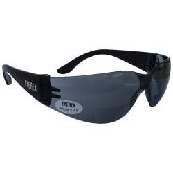 EYEREX SONNENBRILLE CAT GROSS - SCHWARZ, MIT BIFOCAL LESEEINSATZ +2.00