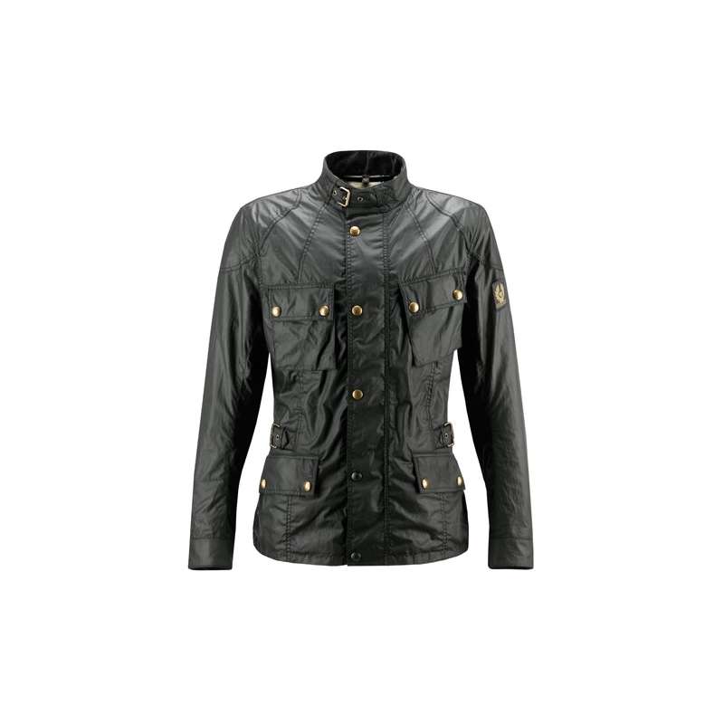 BELSTAFF CROSBY VESTE HOMMES - WAXED COTTON / NOIR
