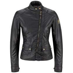 BELSTAFF BRADSHAW VESTE DAMES - WAXED COTTON / NOIR