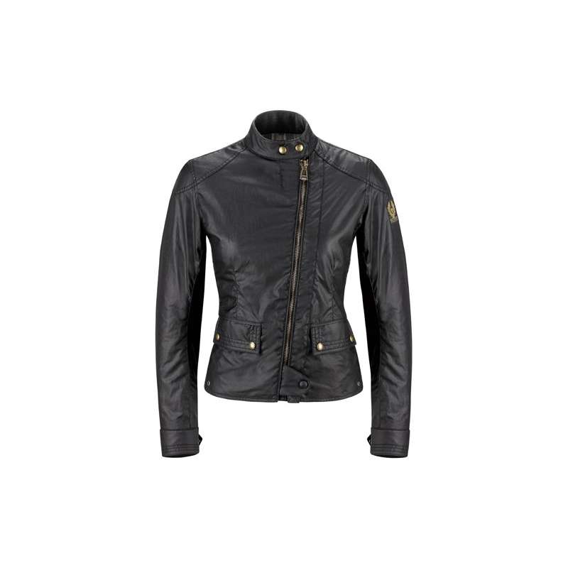 BELSTAFF BRADSHAW VESTE DAMES - WAXED COTTON / NOIR