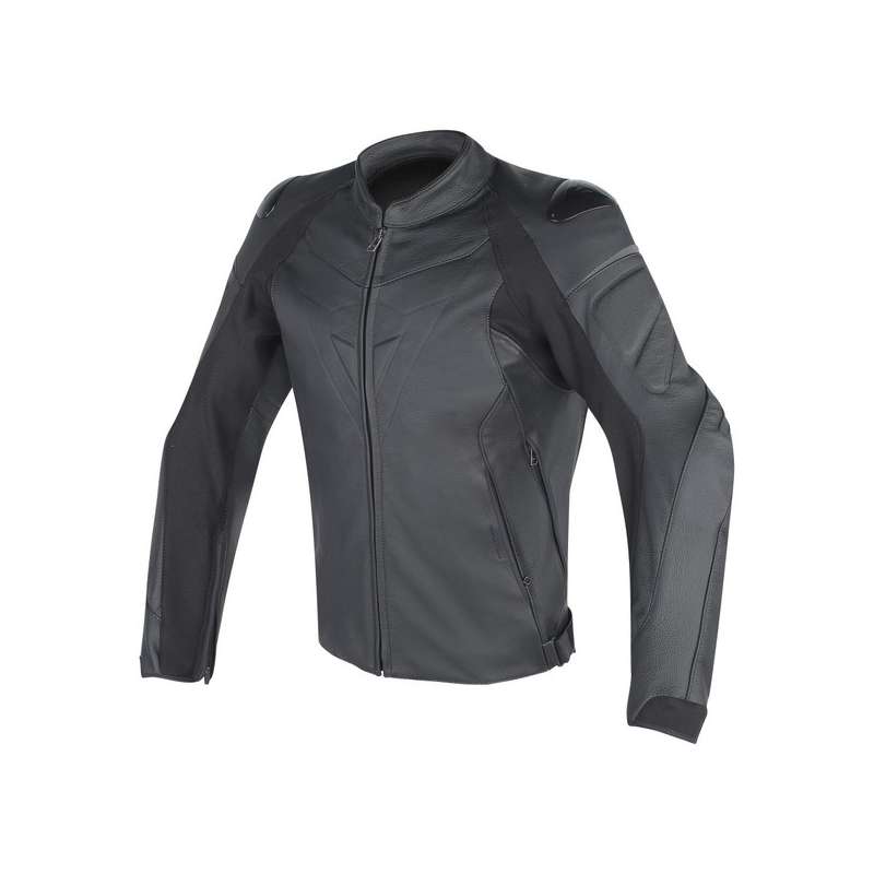 BLOUSON DAINESE FIGHTER LEATHER JACKET NOIR/NOIR