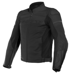 BLOUSON DAINESE AGILE LEATHER JACKET  NOIR-MATT/NOIR-MATT/NOIR-MATT