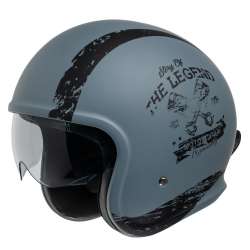 Casque Jet iXS880 2.0 gris matt-noir