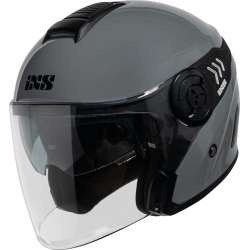 Casque Jet iXS100 1.0 gris brillant