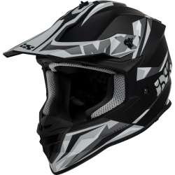 Motocrosshelm iXS362 2.0 schwarz matt-grau
