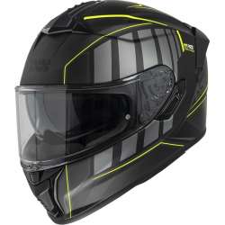 Casque intégral iXS422 FG 2.1 noir mat-jaune fluo