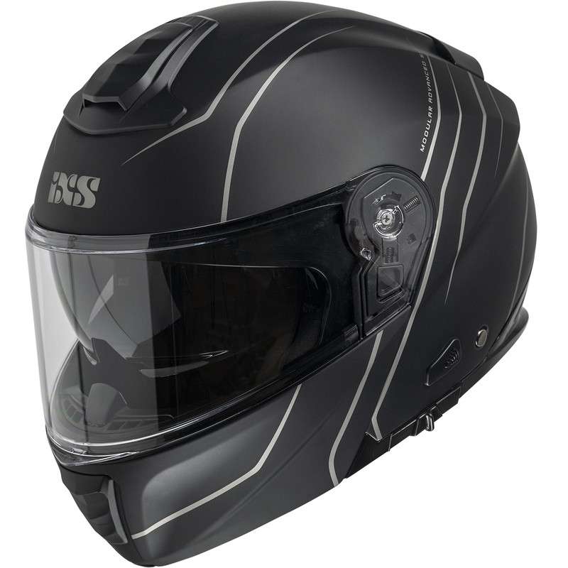 Casque modulable iXS460 FG 2.0 noir mat-gris