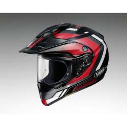 Casque enduro Shoei Hornet ADV Sovereign TC-1, noir-rouge-blanc