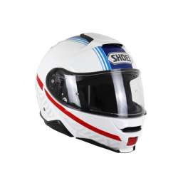 Casque modulable Shoei Neotec 2 Separator TC-10 blanc-bleu-rouge