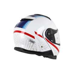 Casque modulable Shoei Neotec 2 Separator TC-10 blanc-bleu-rouge