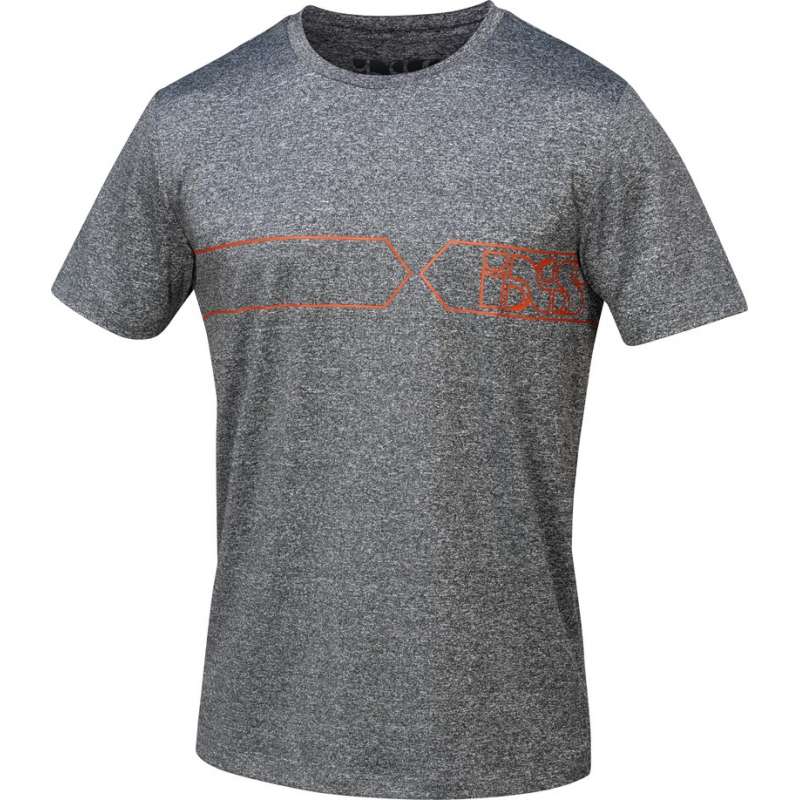 iXS Team T-Shirt fonction gris-rouge