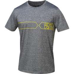 iXS Team T-Shirt fonction gris-jaune fluo