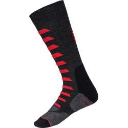 iXS Chaussettes Merino5 gris-rouge