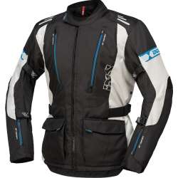 iXS Tour veste Lorin-ST noir-gris clair-bleu