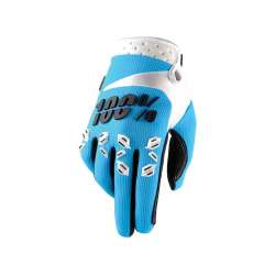 100% Handschuhe Airmatic blau