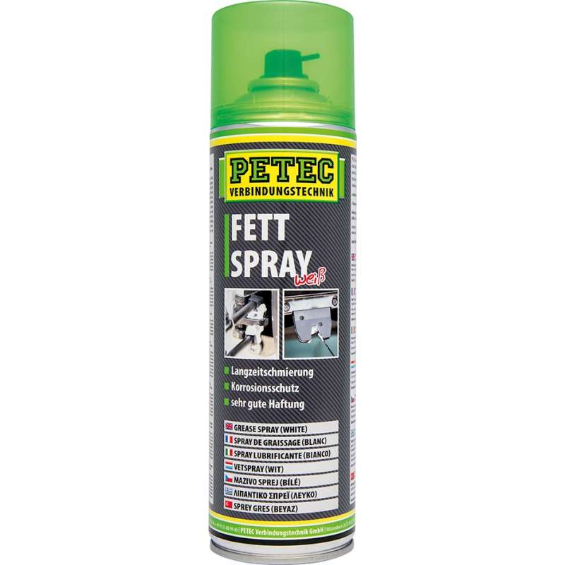 PETEC Spray de graissage blanc 500ml