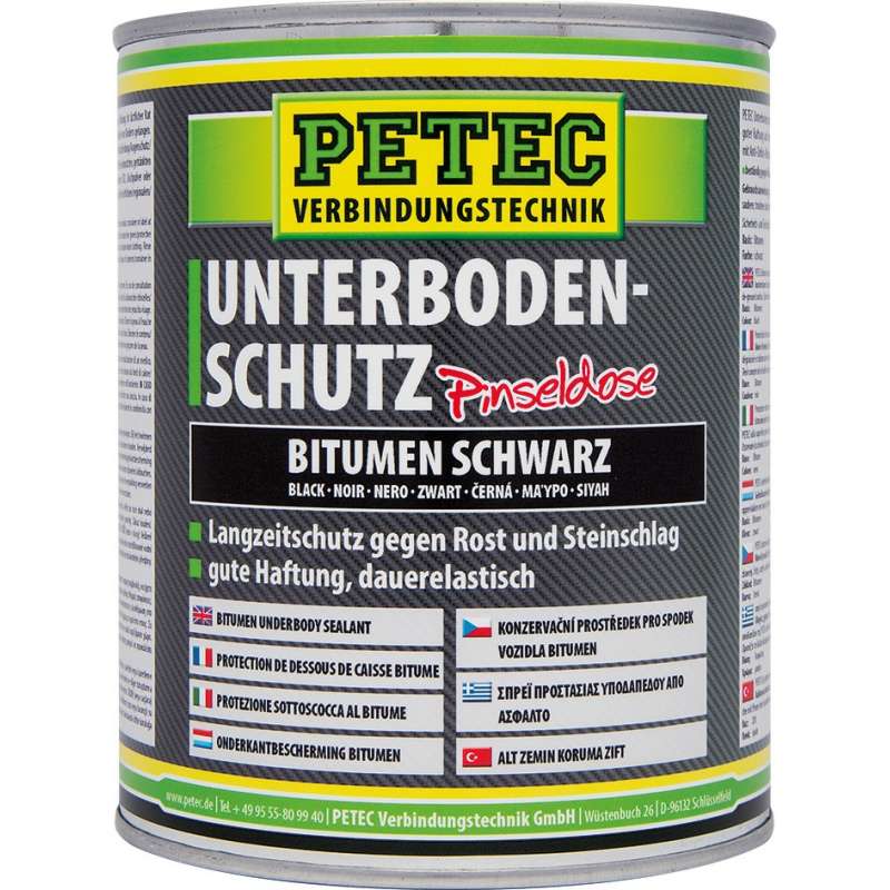 PETEC Unterbodenschutz Bitumen 1kg