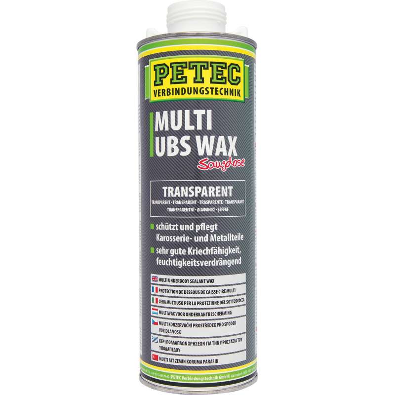 PETEC Unterbodenschutz Wax transparent 1l