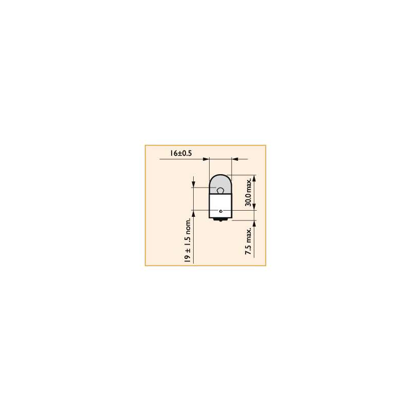 Philips Parkleuchte 12V 10W Amber
