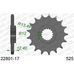 DC AFAM Pignon 525 avec 17 dents