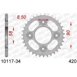DC AFAM Couronne Inox 420 (34 dents)