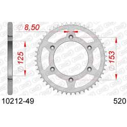 DC AFAM Couronne Inox 520 (49 dents)