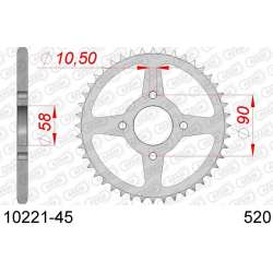 DC AFAM Couronne Inox 520 (45 dents)
