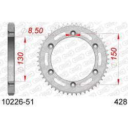 DC AFAM Couronne Inox 428 (51 dents)