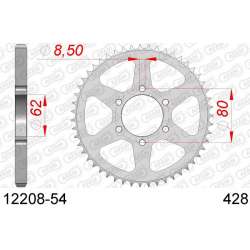 DC AFAM Couronne Inox 428 (54 dents)