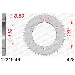 DC AFAM Couronne Inox 428 (46 dents)