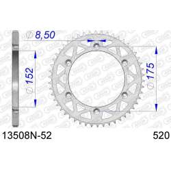 DC AFAM Couronne Aluminium 520 (52 dents)