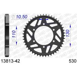 DC AFAM Couronne Aluminium 530 (42 dents)