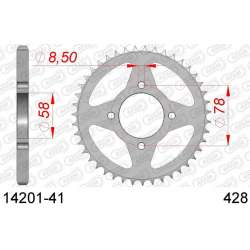 DC AFAM Couronne Inox 428 (41 dents)