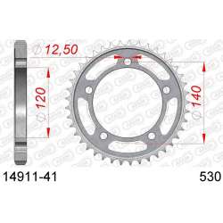 DC AFAM Couronne Inox 530 (41 dents)