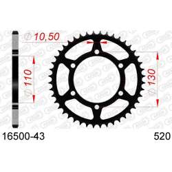 DC AFAM Couronne Inox 520 (43 dents)