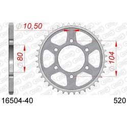 DC AFAM Couronne Inox 520 (40 dents)