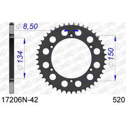 DC AFAM Couronne Aluminium 520 (42 dents)