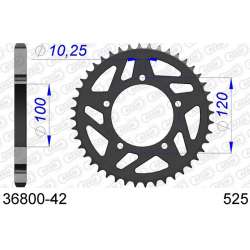 DC AFAM Couronne Aluminium 525 (42 dents)