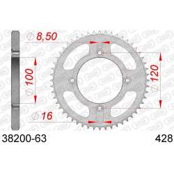 DC AFAM Couronne Inox 428 (63 dents)