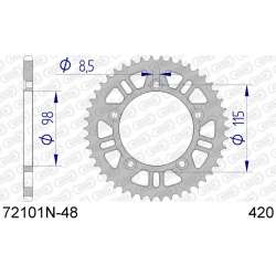 DC AFAM Couronne Aluminium 420 (48 dents)
