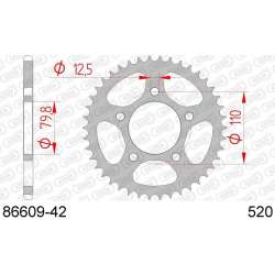 DC AFAM Couronne Inox 520 42 dents