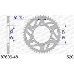 DC AFAM Couronne Aluminium 520 (48 dents)