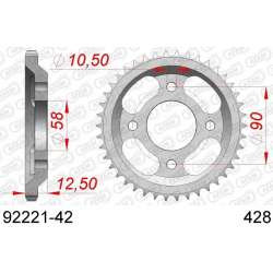 DC AFAM Couronne Inox 428 42 dents