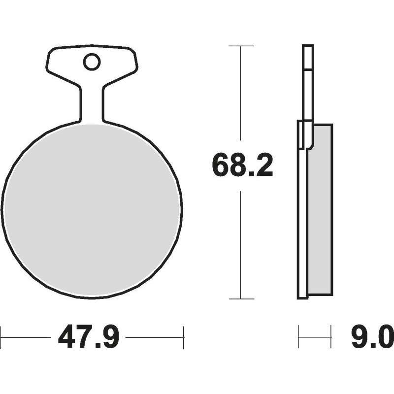 SBS Plaquettes de freins céramique